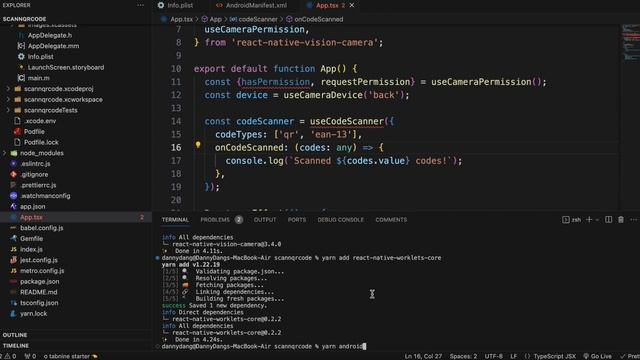 Updated - How to setup Barcode & QR code Scanner in React Native (react-native-vision-camera) смотреть онлайн