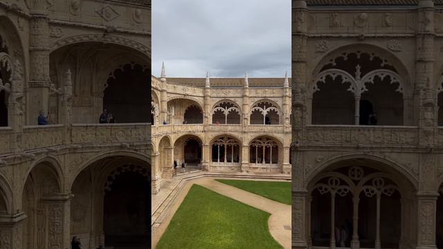 Inside the Jeronimos Monastery. Lisbon, Portugal. #lisbon #europe смотреть онлайн