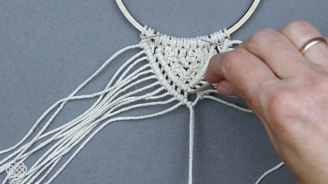 ROUND MACRAME FLOWER ?️ WALL HANGING TUTORIAL смотреть онлайн