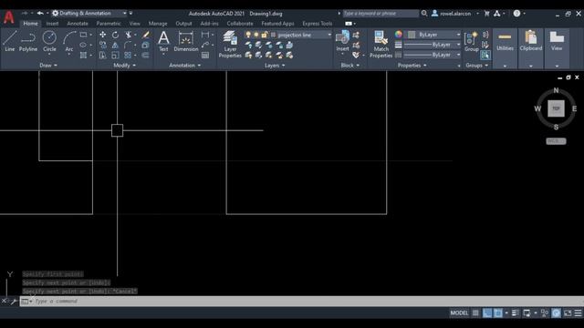 AutoCAD - ORTHOGRAPHIC DRAWING смотреть онлайн