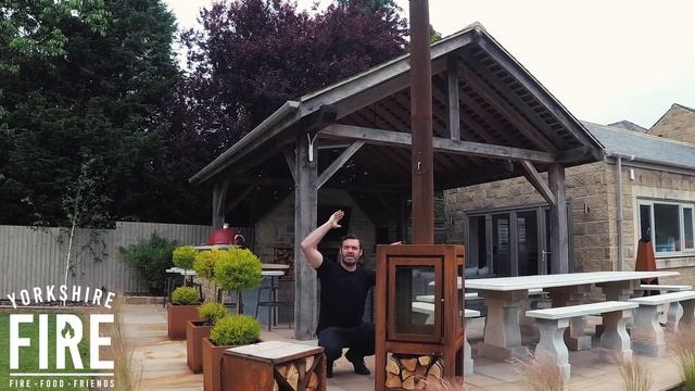 Best outdoor fire log burner ?? RB73 Quaruba Fire pit ?? смотреть онлайн