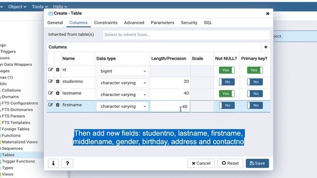 Create table in PostgreSQL using pgAdmin tool (tutorial) #ezetdatabase #ezetideas #programming смотреть онлайн
