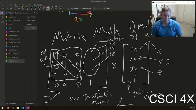 Linear Algebra for Video Games - Vector x Scalar, Matrix x Vector, Transformation Matrices смотреть онлайн