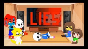 UNDERTALE react to [VHS'SANS!] VS [UNDERPLAYER]