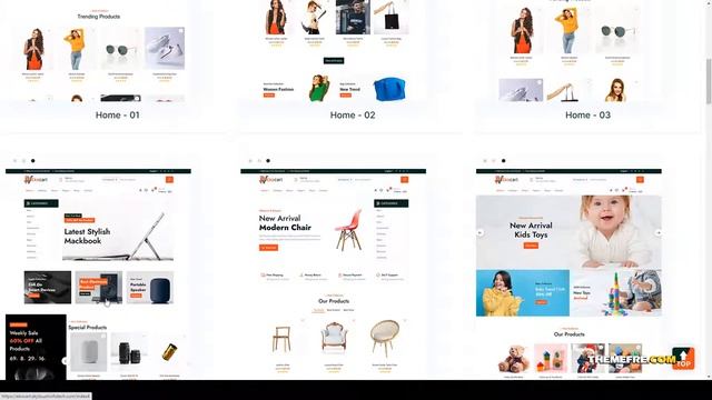 Ekocart- Multi-purpose E-commerce React Template shopping 15 Build Website смотреть онлайн