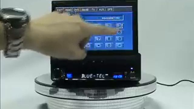 YFT-080166 7" Single Din Car DVD player смотреть онлайн