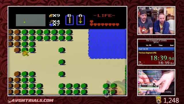 [World Record] The Legend of Zelda (NES) 2-players, 1-Controller (2P1C) Speedrun! 35:02 смотреть онлайн