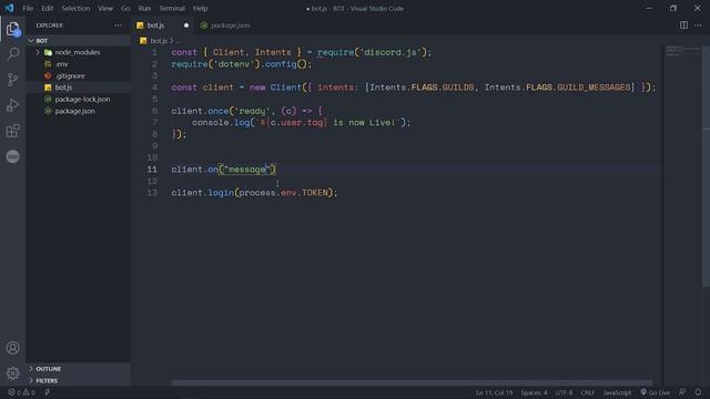 Reading Message | Discord Bot Tutorials # 04 | Urdu & Hindi смотреть онлайн