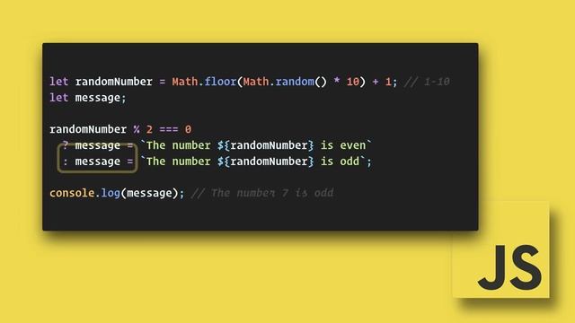 JavaScript Ternary Operator In 90 Seconds #JavaScriptJanuary смотреть онлайн