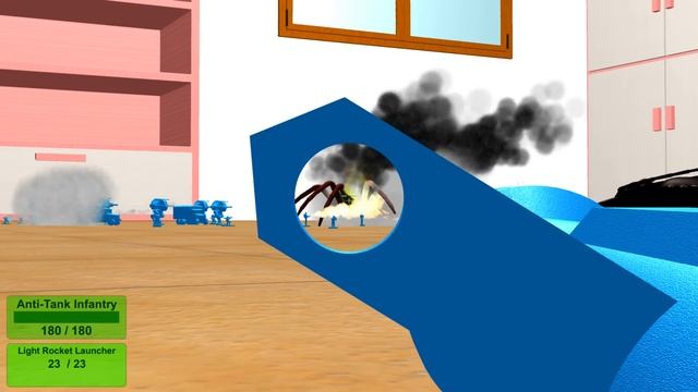 ТАНКИ - ПУШКИ против ОГРОМНЫХ ЖУКОВ! Игра Home Wars смотреть онлайн