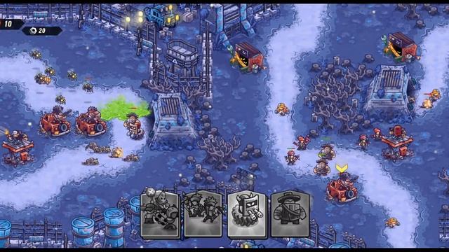 Junkworld Tower Defense - Monster in the dark - GAMEPLAY смотреть онлайн
