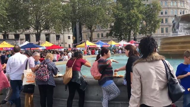Trafalgar Square London. Top Tourist Destination. #Trafalgar Squre смотреть онлайн