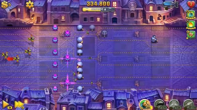 Fieldrunners 2 - Mean Streets (Heroic) Walkthrough смотреть онлайн