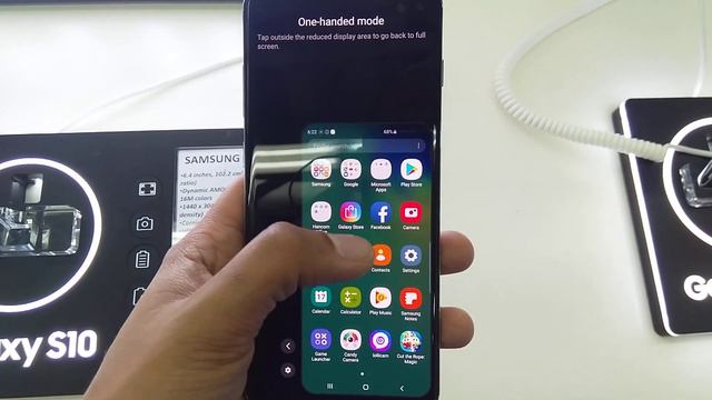 How to make one handed mode in samsung galaxy S10 plus смотреть онлайн