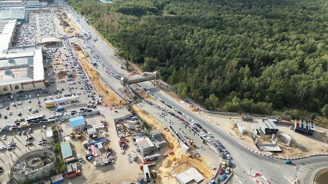 Развязка МКАД с ул. Верхние поля (04.09.2022) смотреть онлайн