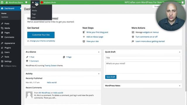 WordPress Admin Bar Settings Walkthrough смотреть онлайн