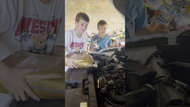 Помогаю папе