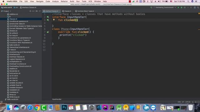 043 شرح Kotlin - Interface classes смотреть онлайн