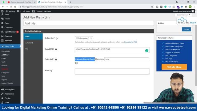 Create Cloaked Affiliate Links with the Pretty Links Plugin on WordPress ?? смотреть онлайн