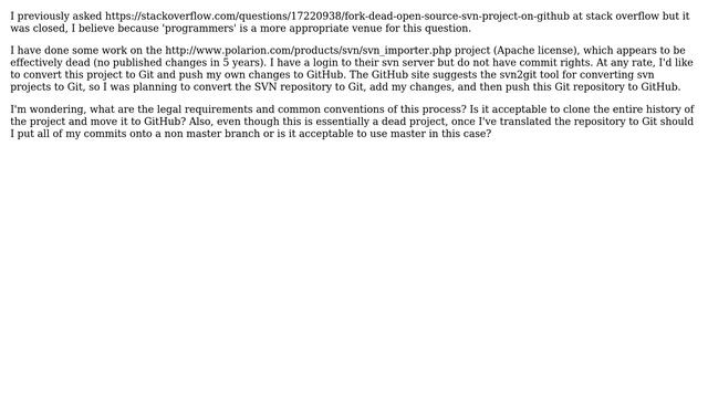 Software Engineering: Fork dead SVN based project on GitHub (2 Solutions!!) смотреть онлайн