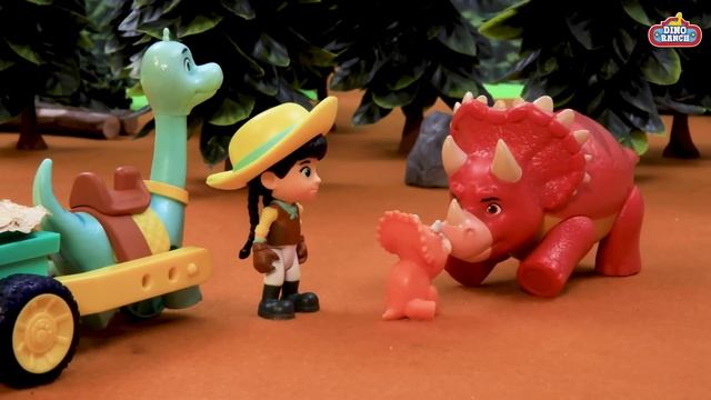 Wild Dino Invention | Dino Ranch | Dinosaur Toys смотреть онлайн