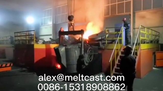 горячий металл из печи | Купить стабилизированную плавильную печь | Продам плавильную печь смотреть онлайн