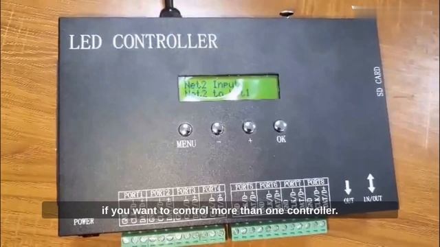 H807SA Controller Features lntroduction Video#ARTNET DMX SPI controller смотреть онлайн