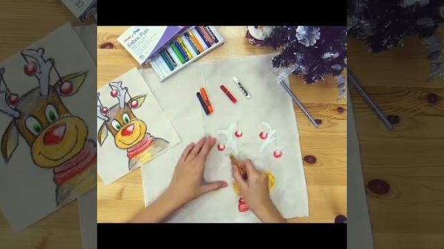 Рисование по ткани пастелью PENTEL