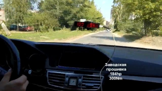 Чип тюнинг E200 w212 и замеры разгона смотреть онлайн
