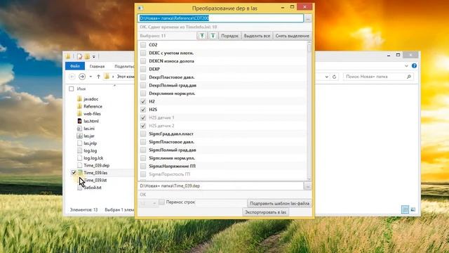 Конвертирование dep в las смотреть онлайн