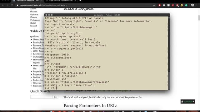 Python - The Requests library for beginners смотреть онлайн