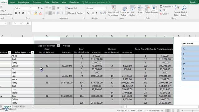 MS Excel Pivot Table with Slicer (How to filter your data the easy way) смотреть онлайн