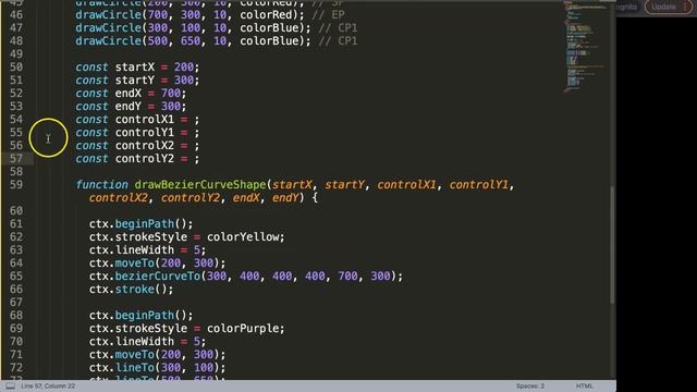 Shape Function Exercise in Canvas | Canvas API Javascript Tutorial For Beginners Part 13 смотреть онлайн