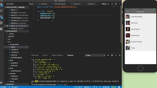 Theming and Reusing Styled Components смотреть онлайн