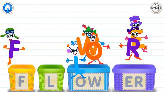 Be ready for school! Learn to read in English! Bear, Cow, Dinosaur, Excavator, Flower, Hedgehog, смотреть онлайн
