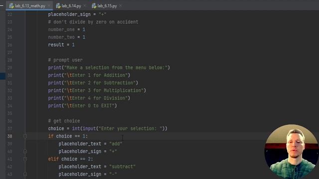 2022-Spring: Lab 6.13 - Intro to Python - better Loop organization смотреть онлайн
