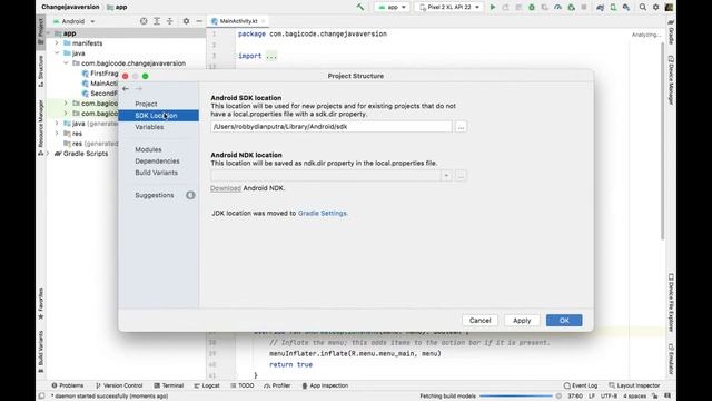 Cara mudah ubah version java dengan IDE Android Studio смотреть онлайн