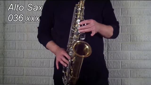 Yamaha YAS 23 Alto Sax 036xxx смотреть онлайн