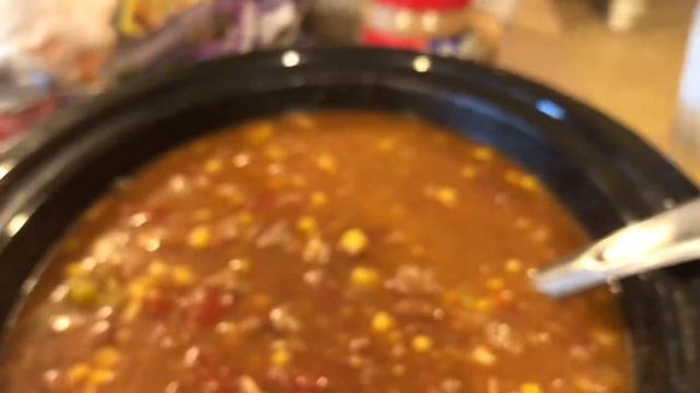 How to make a Chili in a crockpot (My version) смотреть онлайн