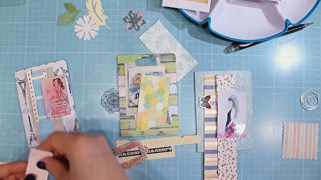 ВИДЕО ДЛЯ НОВИЧКОВ - Обложки на паспорт из обрезков максимально используем материалы скрапбукинг смотреть онлайн