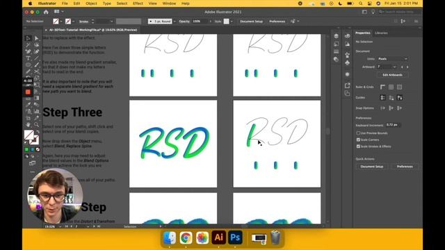 3D Text Effect in Adobe Illustrator | RSD Tutorials (+ working file) смотреть онлайн