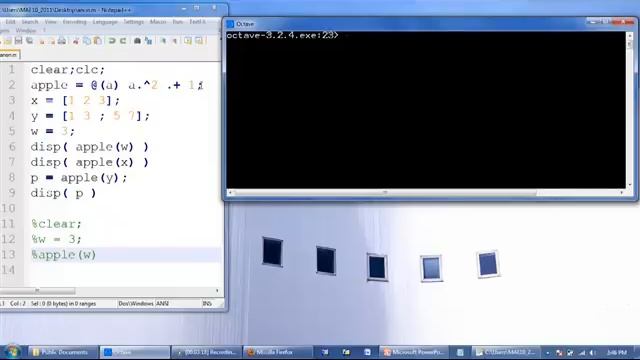 Octave Tutorial 26 - User-Defined Functions, Part 6 (Anonymous Functions) смотреть онлайн
