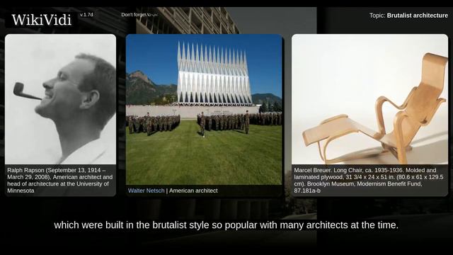 Brutalist architecture - WikiVidi Documentary смотреть онлайн
