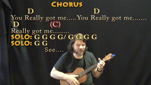 You Really Got Me (The Kinks) Bariuke Cover Lesson with Chords/Lyrics смотреть онлайн