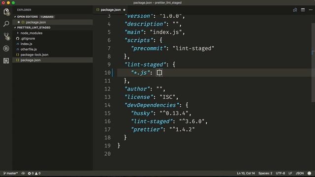 Fix Only Committed Files with Prettier and lint-staged смотреть онлайн