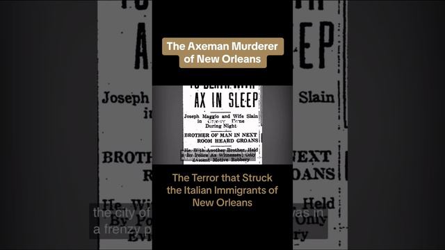 The Axeman murderer of New Orleans #thewickedwebsweweavepodcast #axemanmurders #axemanofneworleans смотреть онлайн
