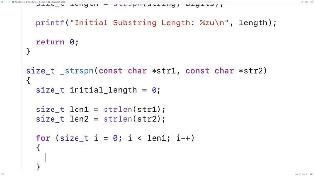 Create Your Own strspn() Function | C Programming Example смотреть онлайн