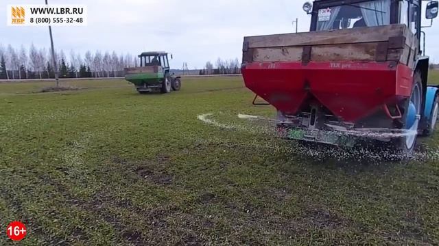 Навесной разбрасыватель удобрений МХ-950 – обзор и отзыв агронома смотреть онлайн