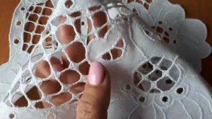 Вышивка ришелье.