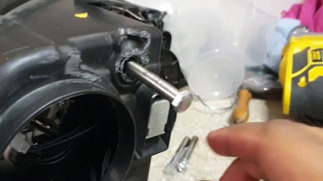 Trying to repair broken OEM headlight adjuster cogs смотреть онлайн